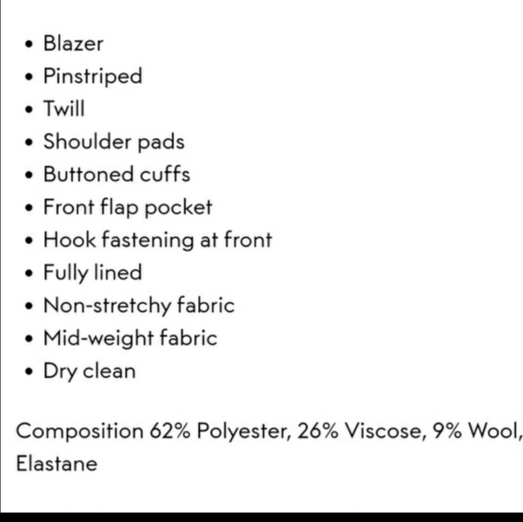 Elie Tahari Luxury Lorelei Thin Pinstripe Jacket Office Designer Womens Summer - Picture 3 of 16